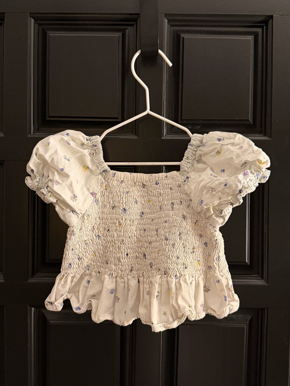 Kid 2-3T Zara shirred top